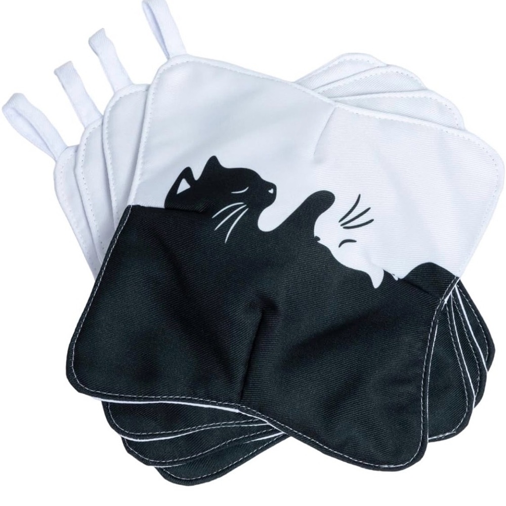 Paw Lover Bowl Cozy Set of 4, new